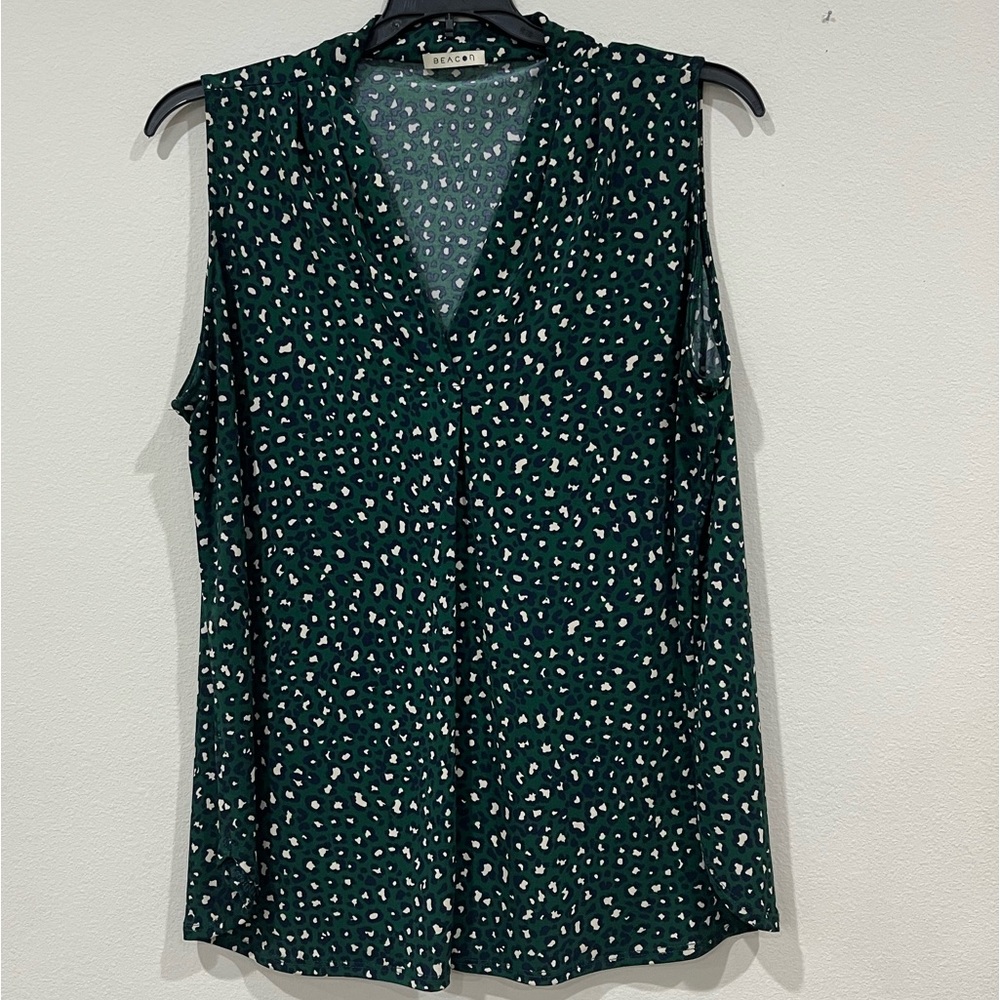 Beacon Alicia Pleat Detail Knit Top 2X